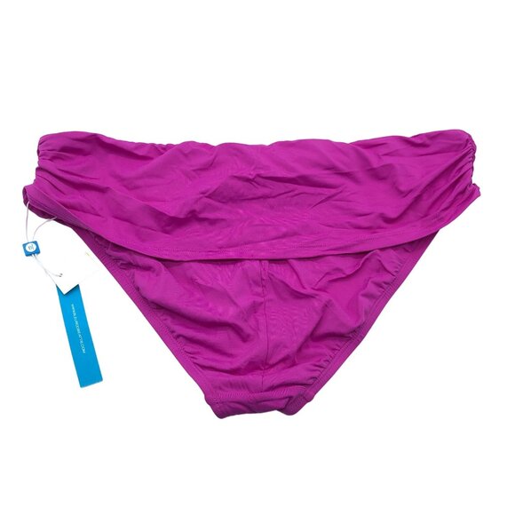 Bleu Rod Beattie James Bonded Sarong Bikini Bottom Purple Crush Size 12 - Picture 2 of 4